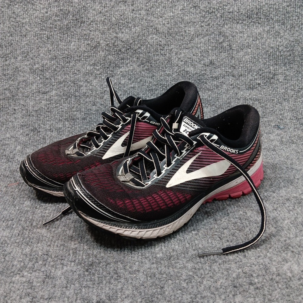 Brooks Ghost 10 Pink Peacock Running Sneakers Women 7B 120246-1B-067